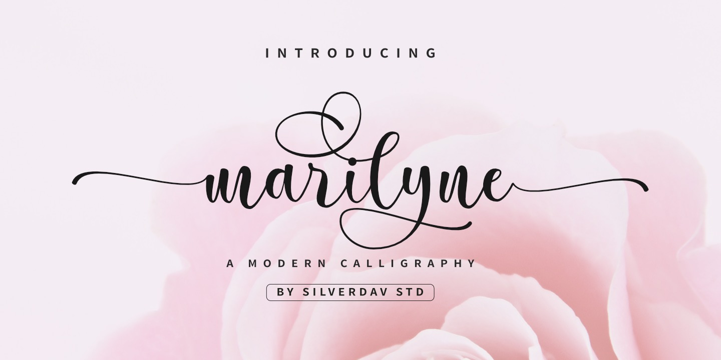 Example font Marilyne #1